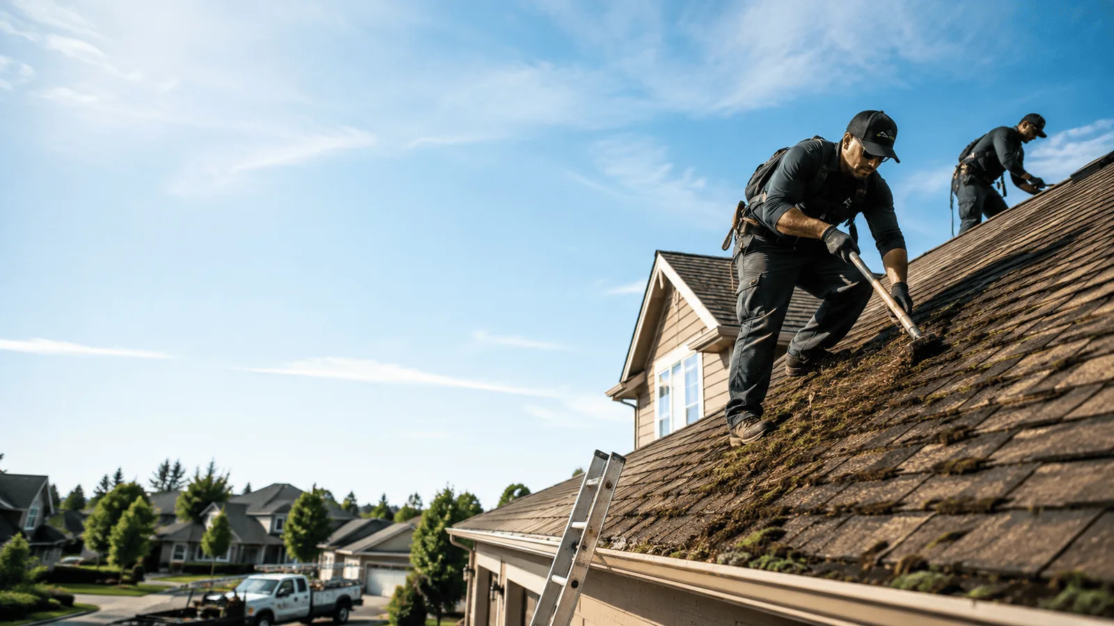 Roof Moss Removal in Schriever, LA near me